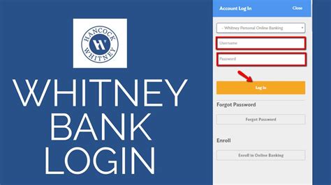 www whitneybank com login|whitney bank log in.